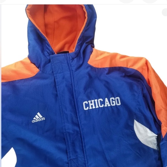 Adidas Chicago Cubs MLB Youths Embroidered Hooded Coat
(Youth small 8) - Picture 5 of 5
